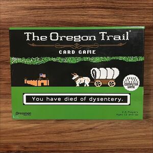 The Oregon Trail Card Game Pressman Complete Target Edition